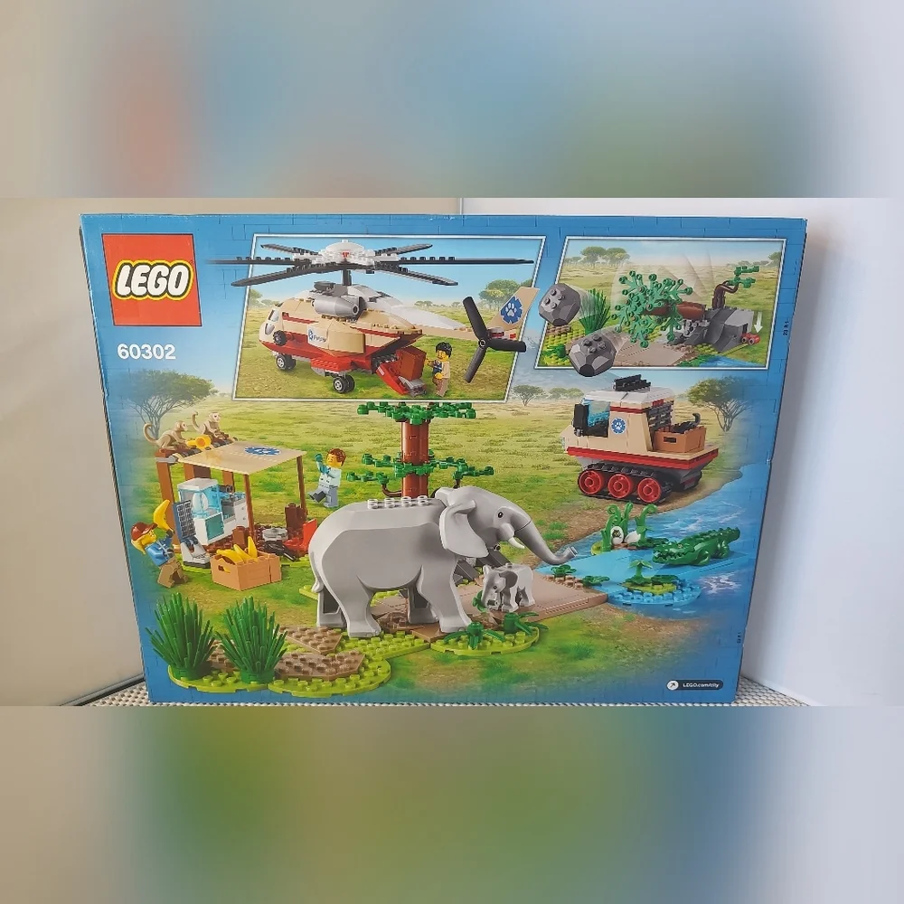 Lego City 60302 Wildlife Rescue Operation Building Set NWT